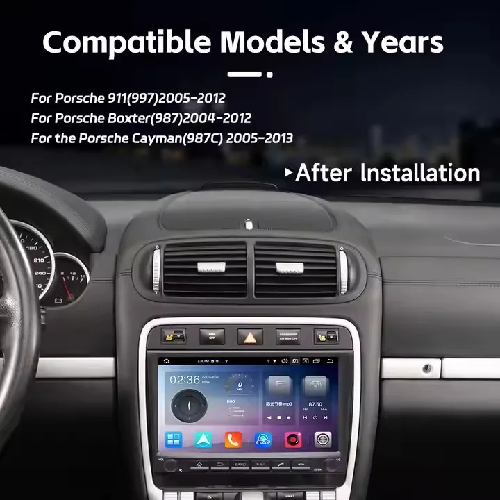 For 8 Inch Android 13  Navigation Carplay 4G LTE Car Radio for CLK-Class A209/C209 Dashboard Placement - view 6