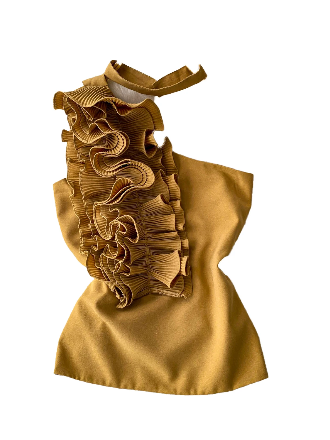 Süße übergroße Satin-Feeling-Ne-Hängeweste für Damen, Sommer-Schlankheitsoberteil mit Volantverzierung, für den Pendelverkehr, normale Länge