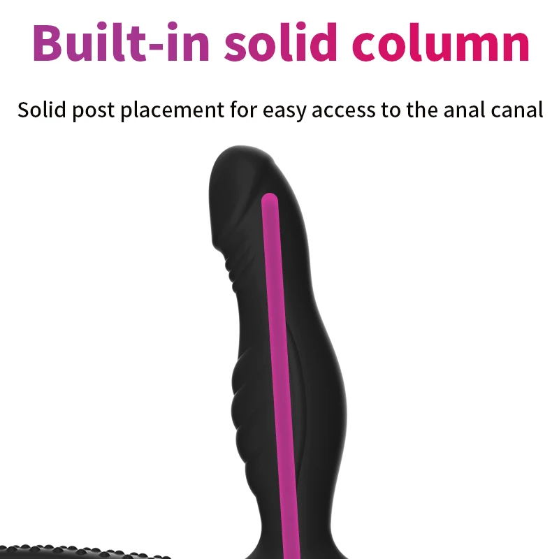 Inflatable Dildo Anal Plug With Penis Lock Sex Toy for Adult Product Men Tool Butt Dilator Expander Backyard Machine Erotic Shop