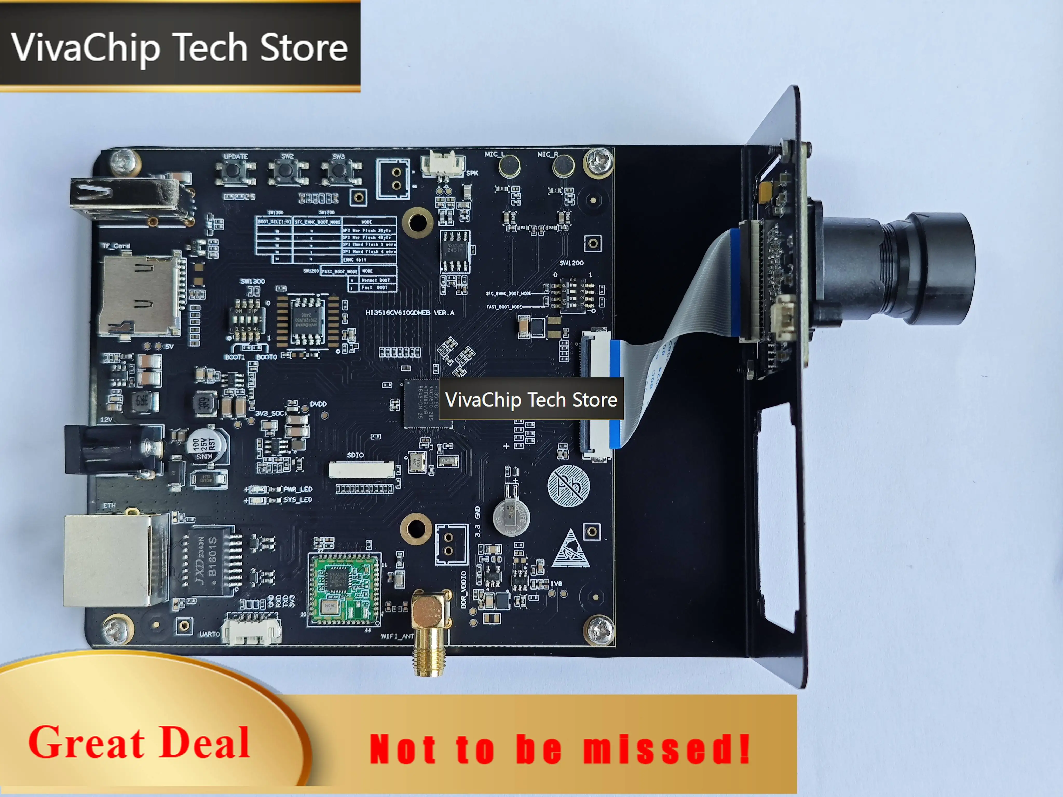 VivaCTFor HI3516CV610-20S+OS04A10 DEMO Board, Hongmeng Development Board