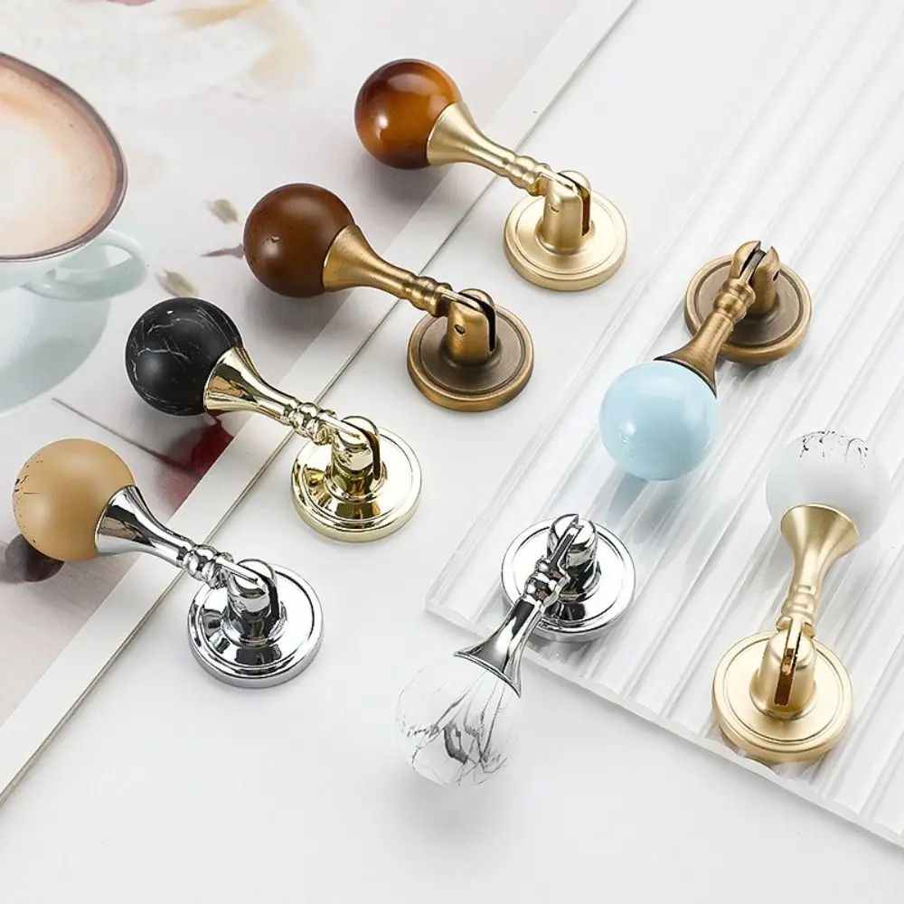 Vintage-Style Cabinet Handles Walnut Wood Round Ball Shape Kitchen Cabinet Handles Single-Hole Drawer Knobs For Drawer