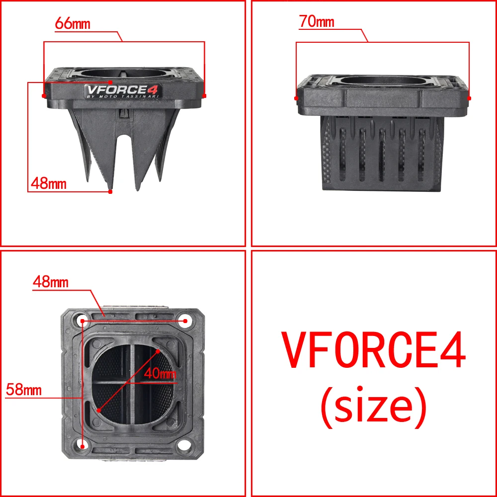 rot　4-④ Vforce 4 Reed Valve V4144-1 V4144-2 For Yamaharxz Rxz-D Y125Z
