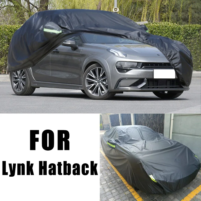 

Всепогодные автомобильные чехлы для Lynk Hatback 6-в-1, водонепроницаемые, пылезащитные, УФ-защитные, снежные, устойчивые к царапинам, защита