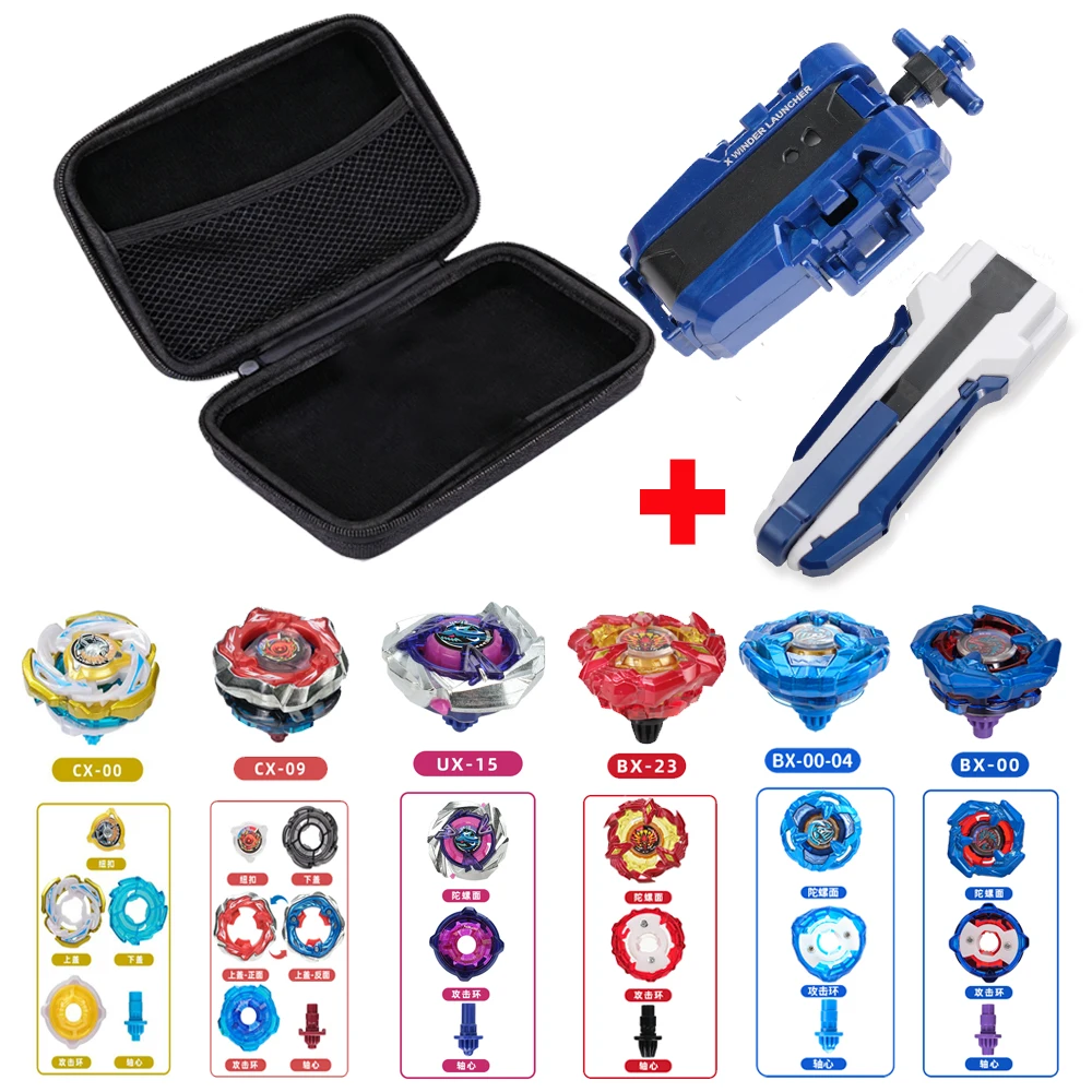 

Colors BX CX UX Spinning Tops Toys Gift for Children with Storage Box