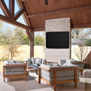 Wasserdichtes Mehrzweck -TV -Schutzcover, schwarzer LCD -Fernseher, Widerstandsschutzbeutel, draußen, 24 10 Hauptverkaufs -TV -Cover - №1