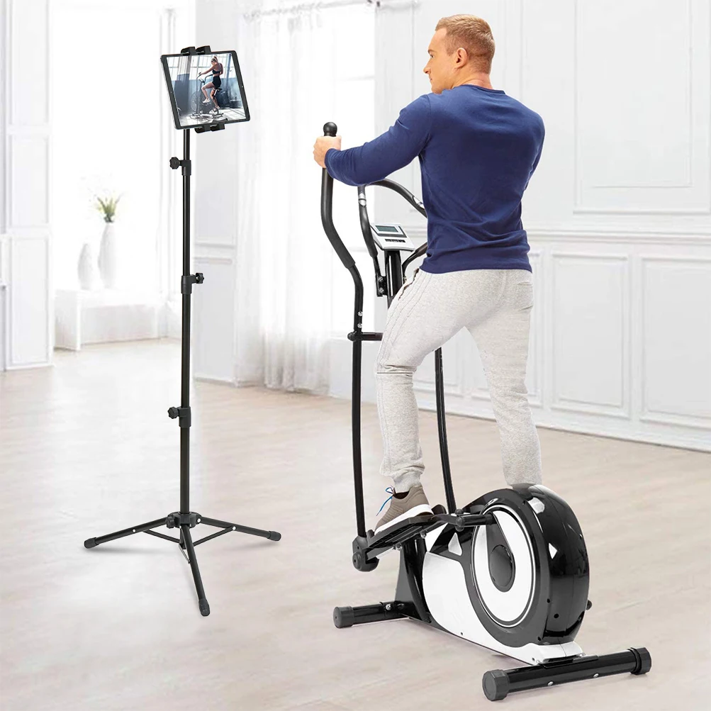 Unho 360° Adjustable Tablet Floor Stand for 4.5-12.9-Inch iPad Phone, Flexible Holder for Bed Sofa
