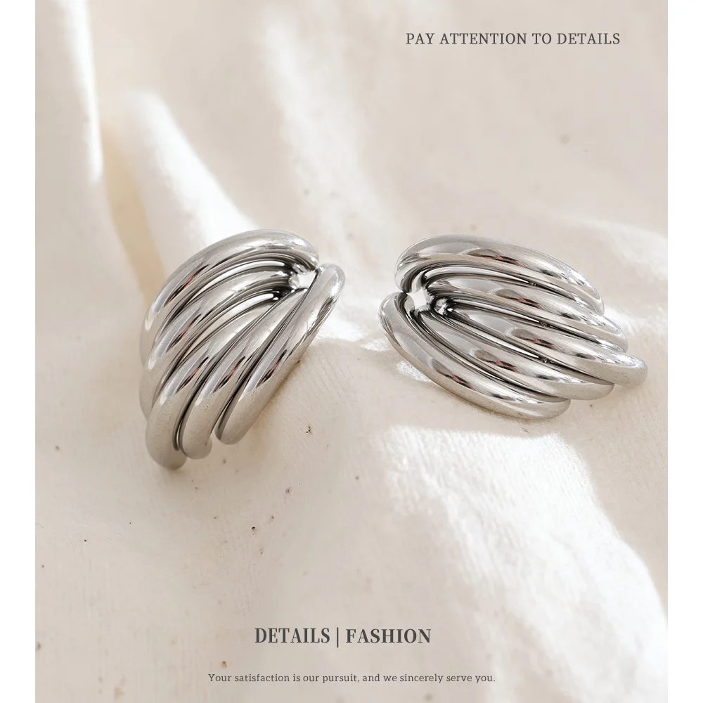 NiNice الفولاذ المقاوم للصدأ أقراط الموز على شكل أزياء شخصية تصميم المتخصصة اختيار المجوهرات بالجملة