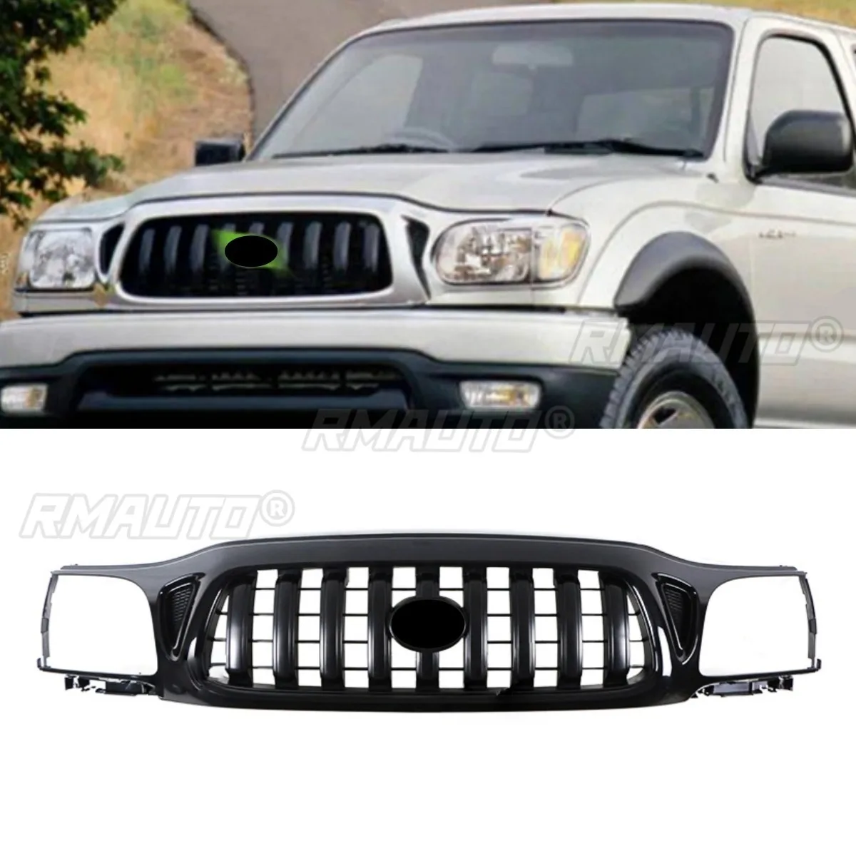 

Car Front Bumper Grill Racing Grills Car Grille for Toyota Tacoma 2001-2004 Body Kit Car Accessories