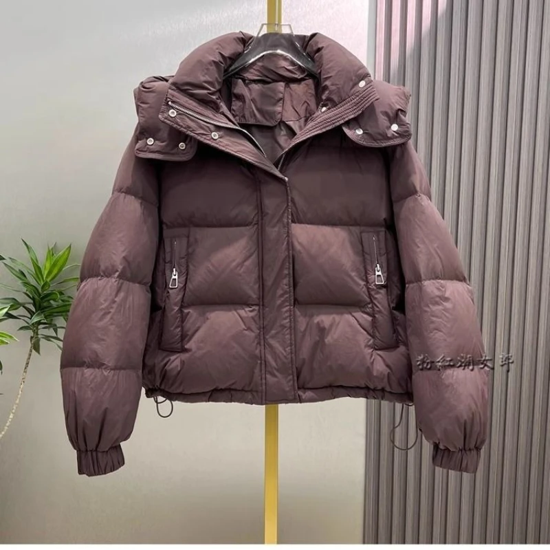 Winter Mantel Frauen Herbst Winter Mode Unten Baumwolle Parkas Mäntel Parkas Mit Kapuze Gestellte Dicke Warme Casual Frauen Lose Jacke