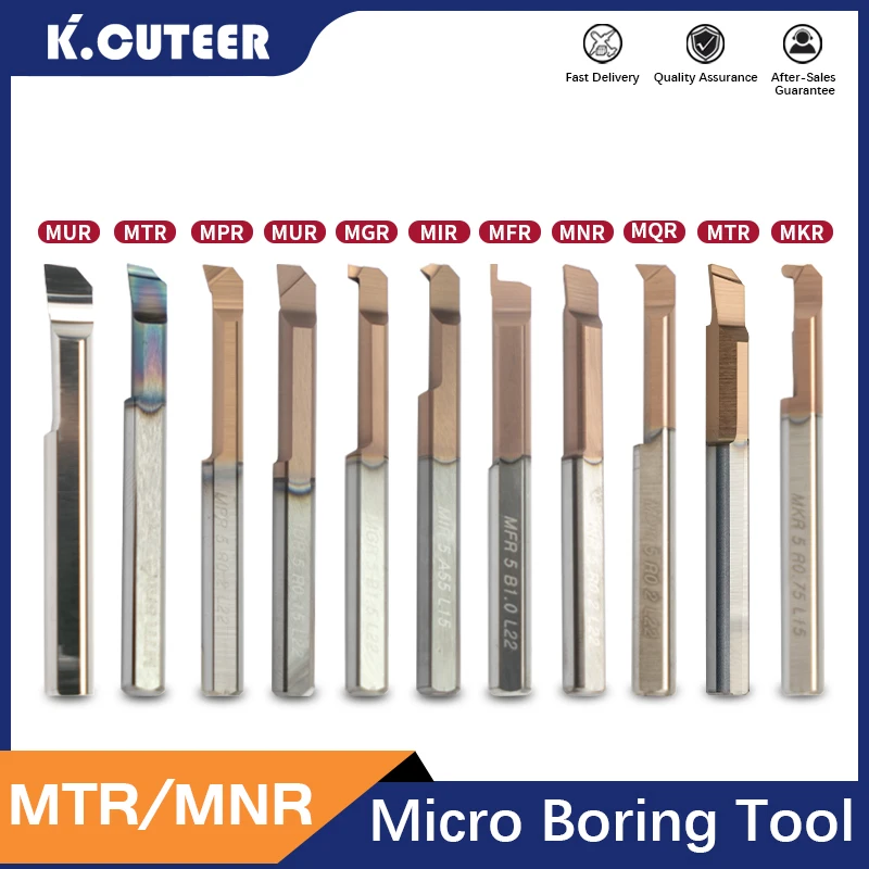 MTR MNR Series Small Hole Boring Vibration Resistant Carbide Micro Bore Turning Tool Micro Alloy Turning Holder