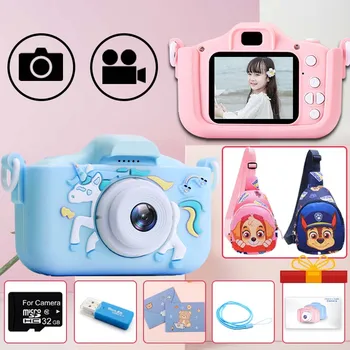 Digital Kids Camera for Girls Boys Toddler Children Toy Video Birthday Christmas Gift Toddler Teen Light Pink Blue Presents