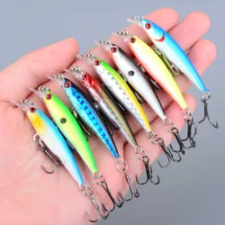 Señuelo minnow láser tipo crankbait duro para lucio y lubina