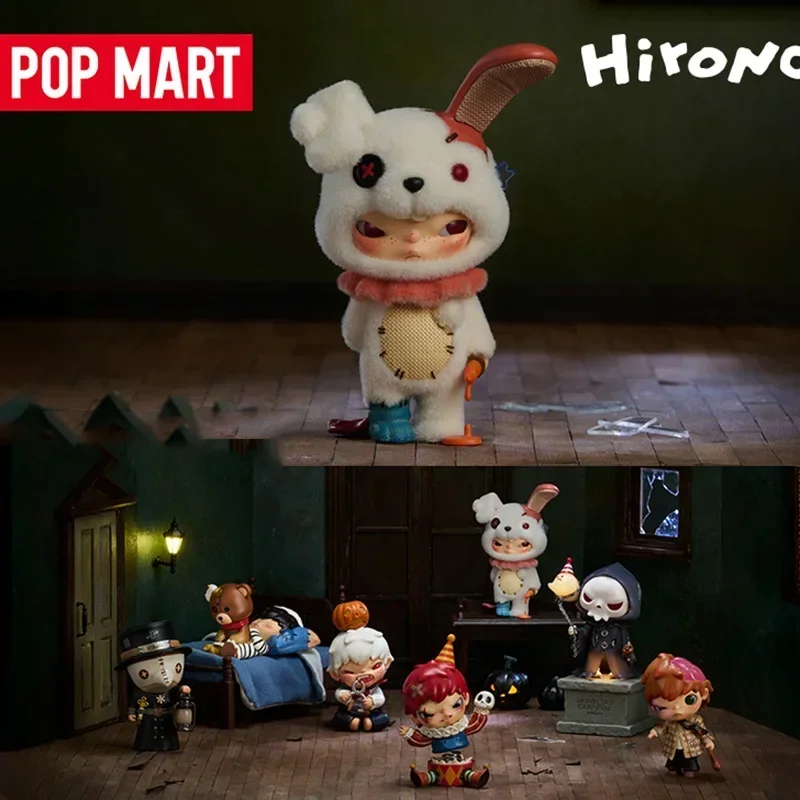 

POP MART Hirono Monster Is Carnival Series слепая коробка Guess Bag Mystery Box игрушки куклы милые аниме фигурки настольные украшения подарок