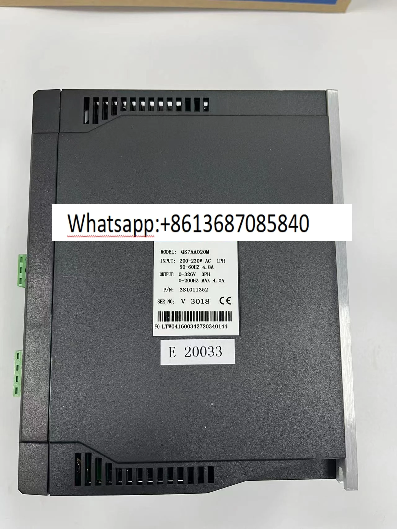 

QS7AA020M 0.4KW 0.75KW 1.5KW 3.7KW 5.5KW