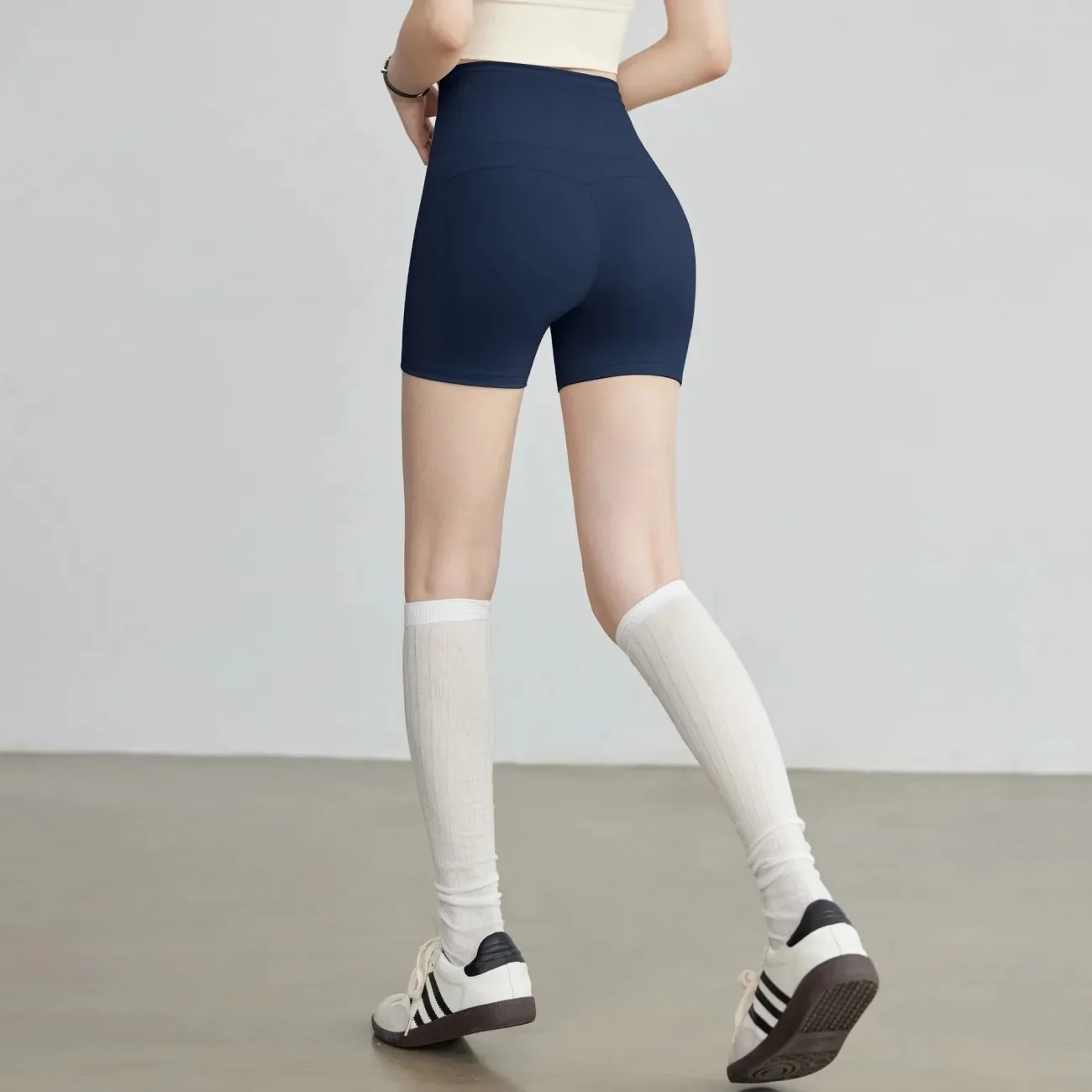 Yogahose Baumwolle Damen Leicht Indoor Wandern Gelb Split Büro Pendeln Tragen Spleißen Party Lila Yogawear Erweiterte Ins