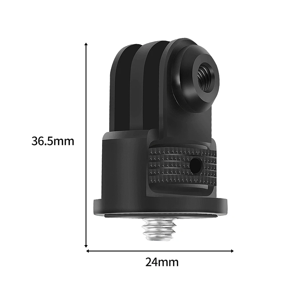Aluminiumlegierung 1/4 Zoll Mini Stativadapter Halterung Basis für Gopro 13 12 11 10 für Insta360 X5 X4 X3 X2 für DJI Osmo Action Kamera – Detail 24