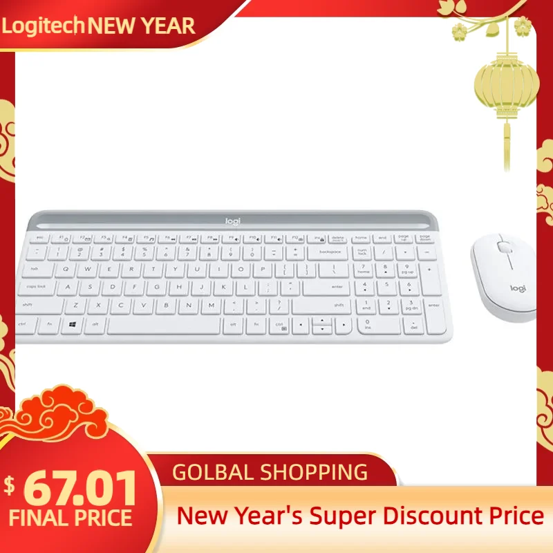 

Logitech MK470 Keyboard and Mouse Set Wireless Mouse and Mouse Set with Wireless 2.4G Receiver