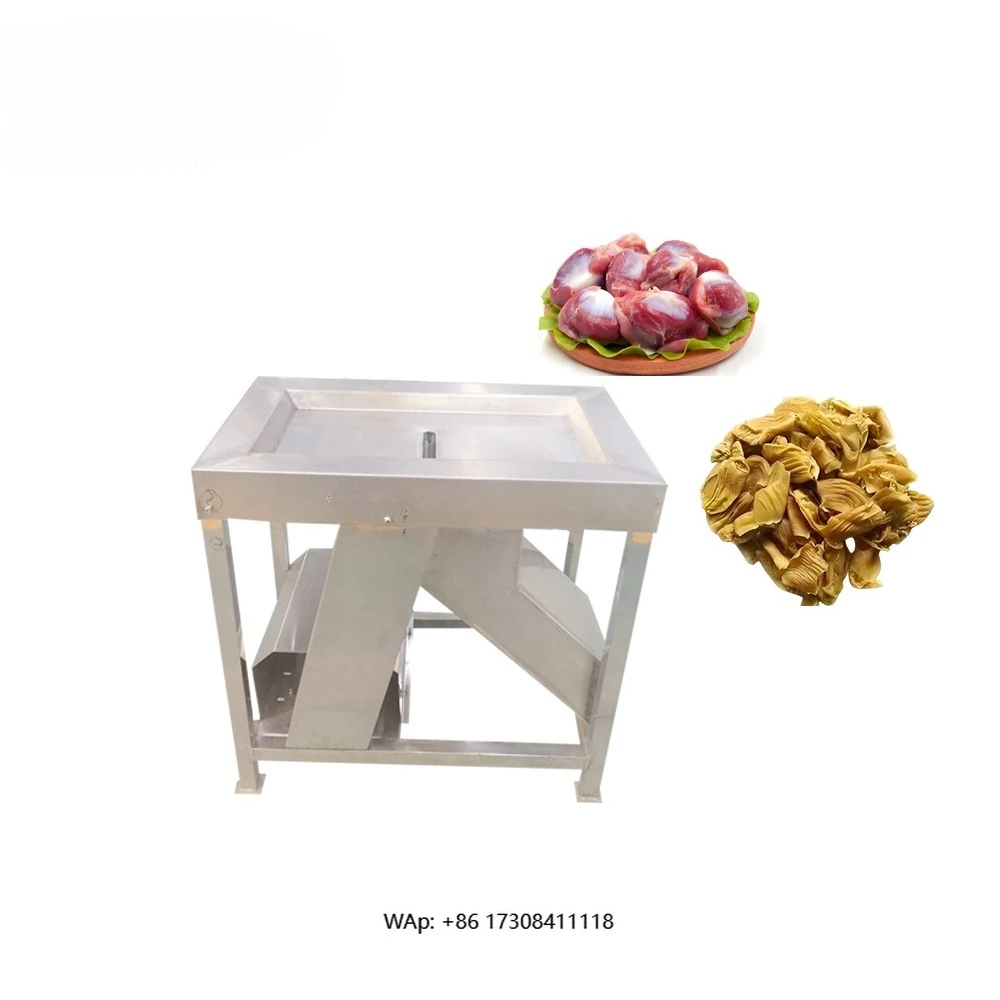 

Автоматическая машина для мытья, очистки, нарезки и извлечения желудков курицы