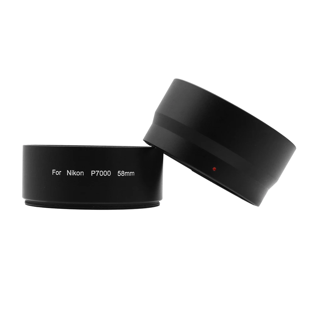 P7000/P7100 58mm Filter Adapter Tube for Nikon P7000 / P7100 with lens hood