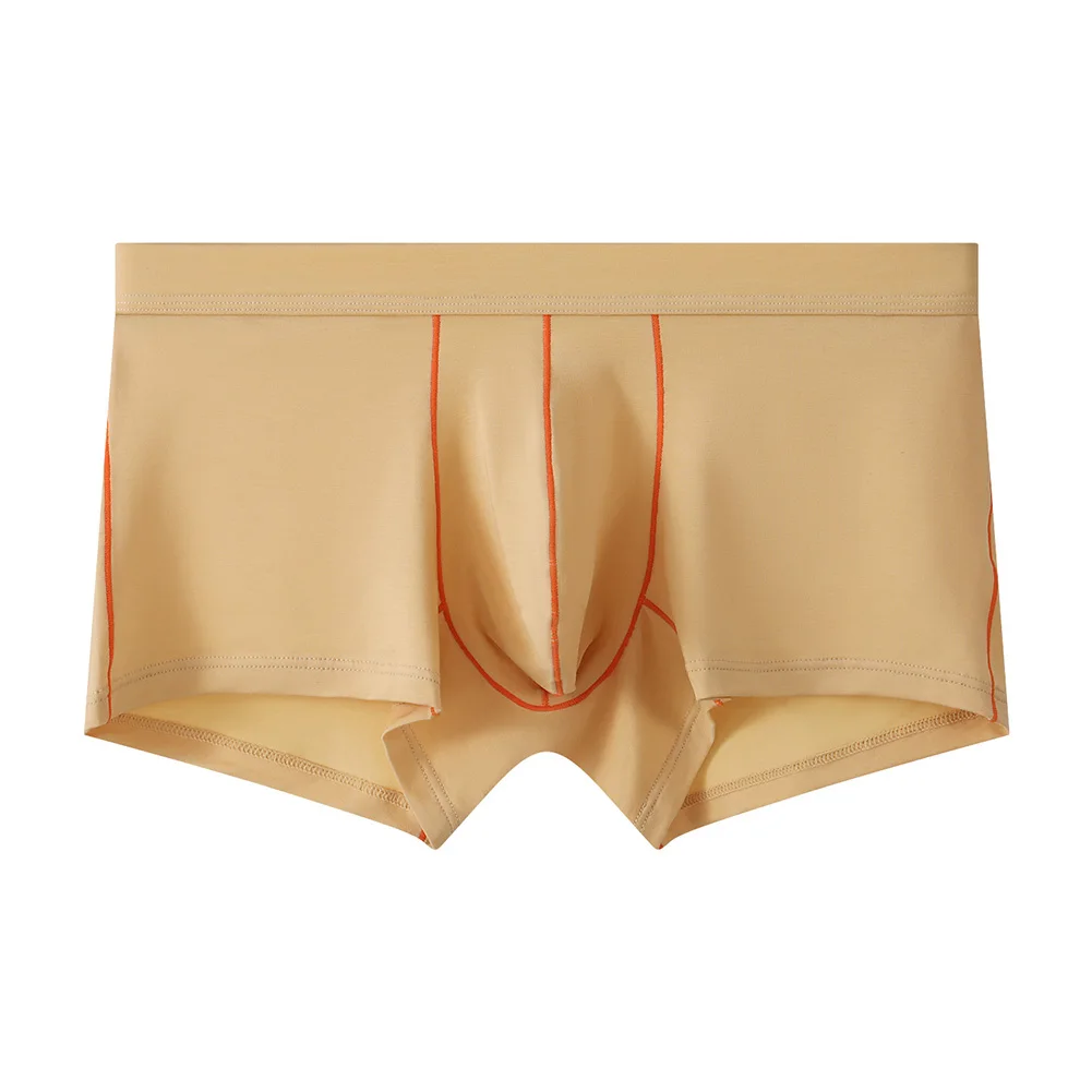 

Men Soft Larg Pouch Boxers Shorts Stretch Underwear Flat Corner Hot Hot Lingerie Breathable Trunks Home Briefs Men's Panties