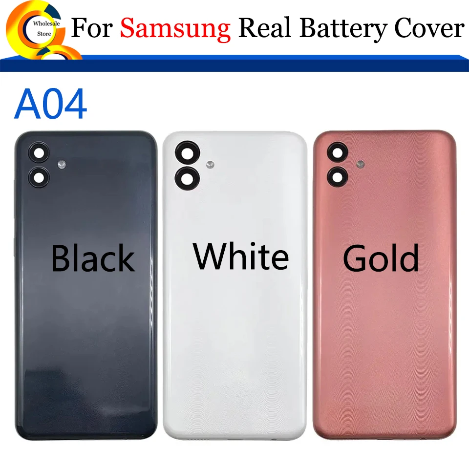 

10Pcs/Lot For Samsung Galaxy A04 A045 Housing Back Cover Case Rear Battery Door Chassis Replacement