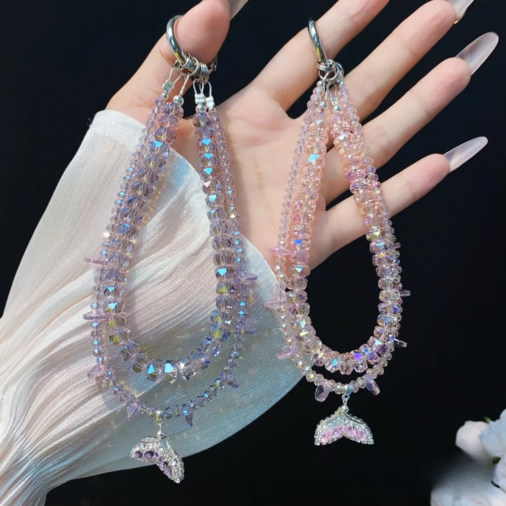 

Mobile phone chain pendant high-end sense mermaid pendant pendant versatile niche creativity Phone Straps fashion casual