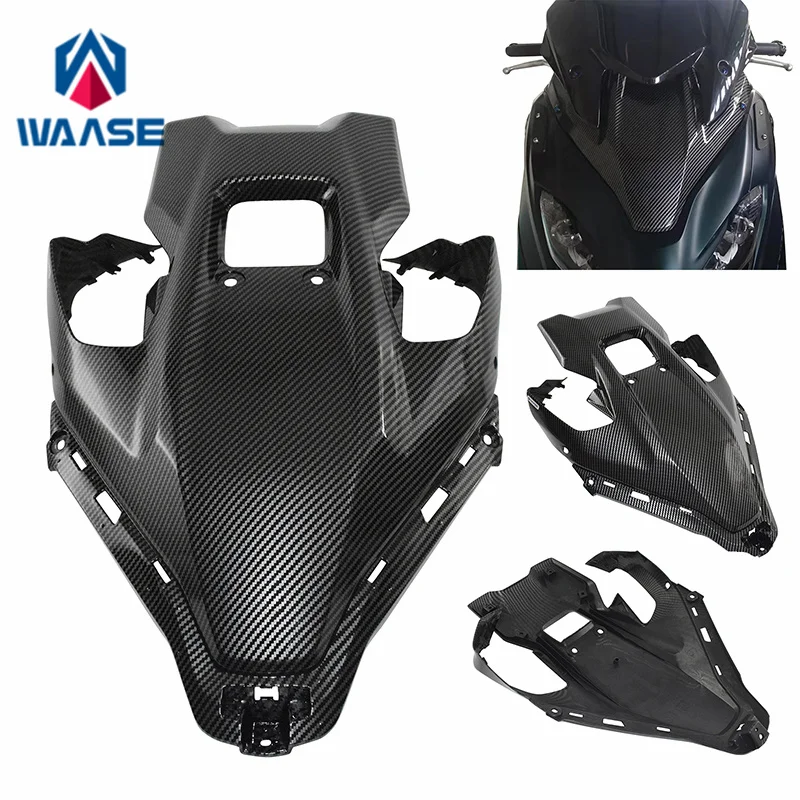 WAASE TMAX560 Front Headlight Upper Panel Fairing Frame Cover Replacement parts For Yamaha T-MAX TMAX 560 2022 2023