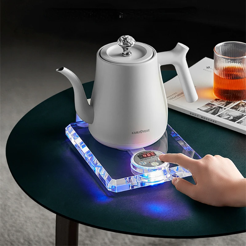 가정용 전기 주전자 크리스탈 유리 316 스테인레스 스틸 온도 조절 주전자, 220V