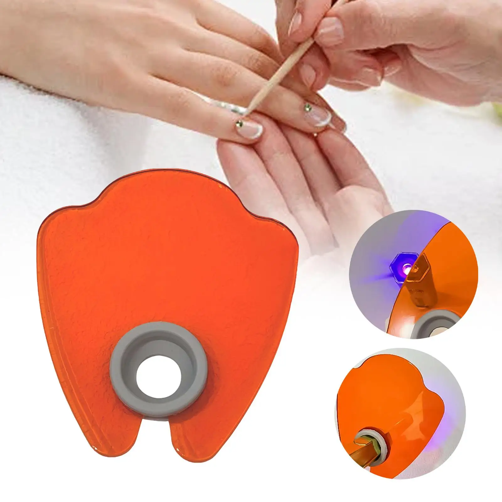 การป้องกันแผ่นโล่โคมไฟเล็บใช้งานง่ายบอร์ดบังแดดสําหรับบ้านร้านเสริมสวย