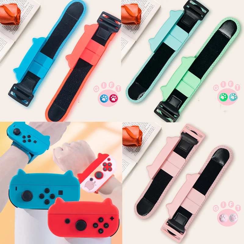 

Adjustable Elastic Strap Wrist Band cover For Nintendo Switch Oled Just Dance Accessories for Joy-Con Controller Armband