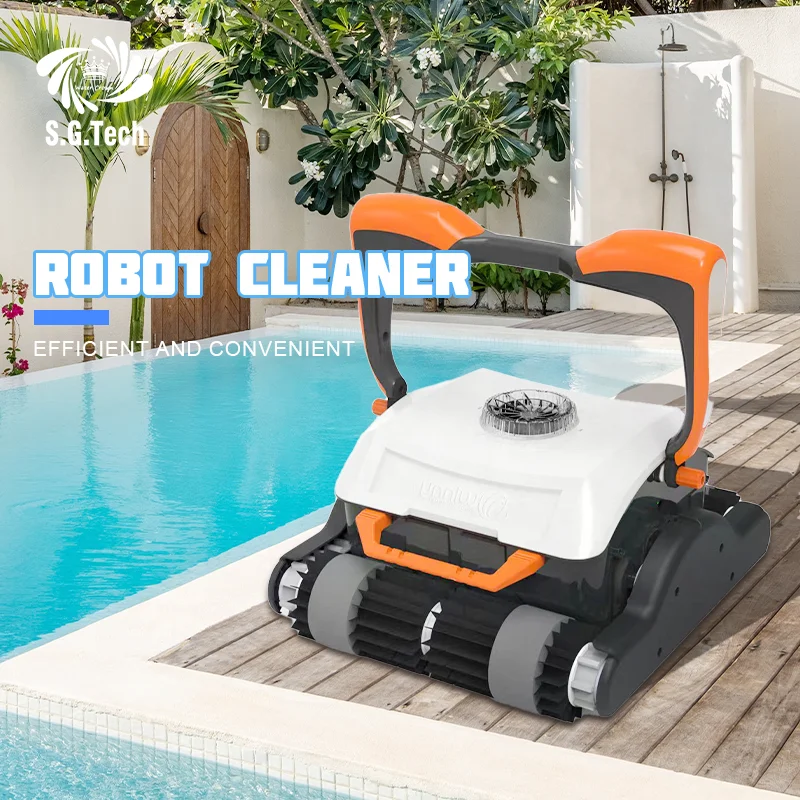 High-quality pool cleaning robot with intelligent navigation and wall climbing capabilities, 2-year warranty