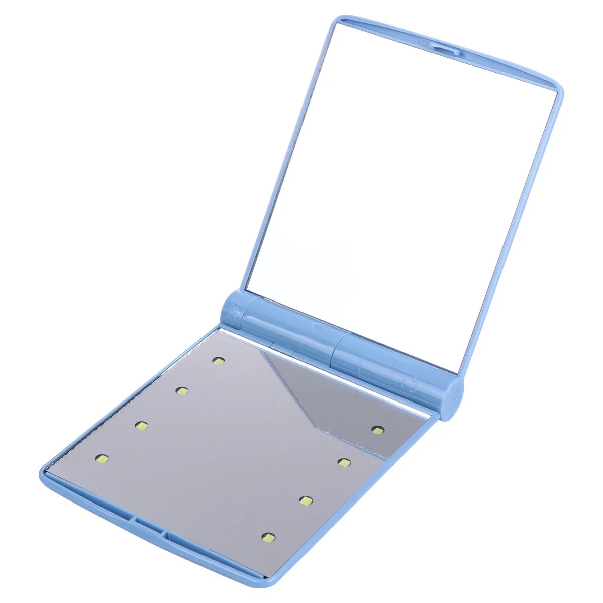 LED-make-upspiegel Opvouwbare zakformaat Lichtgewicht handspiegel met heldere HD-reflectie voor touch-ups onderweg