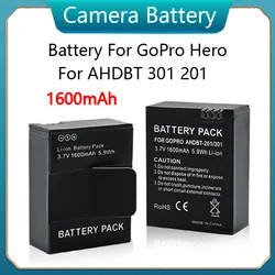 Akumulator 1600 mAh AHDBT 301 201 Baterie AHDBT-301 do GoPro Hero 3 Go Pro Hero 3 Bateria do kamery akcji