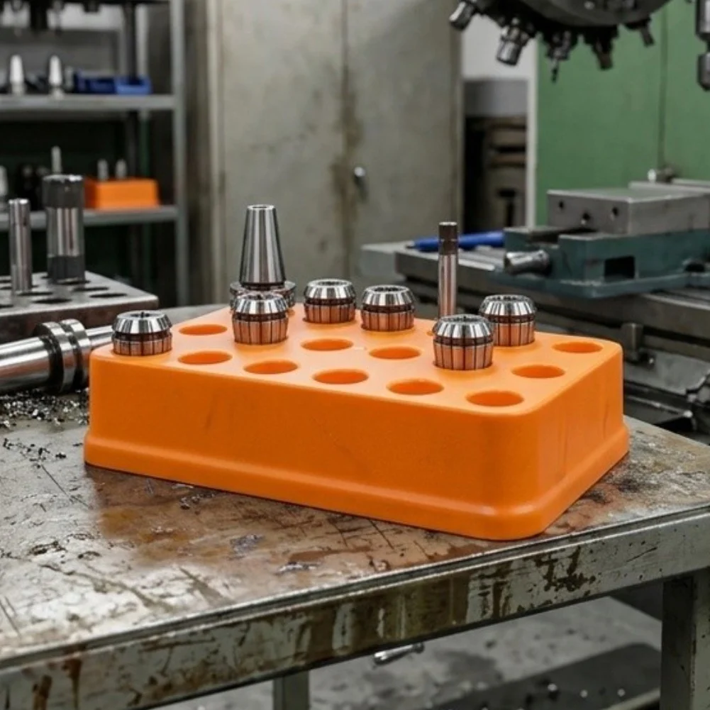 Hard Plastic Drill Bit Storage Unit for BT30 For BT40 For BT50 For CNC Machines Enabling Efficient Tool Categorization