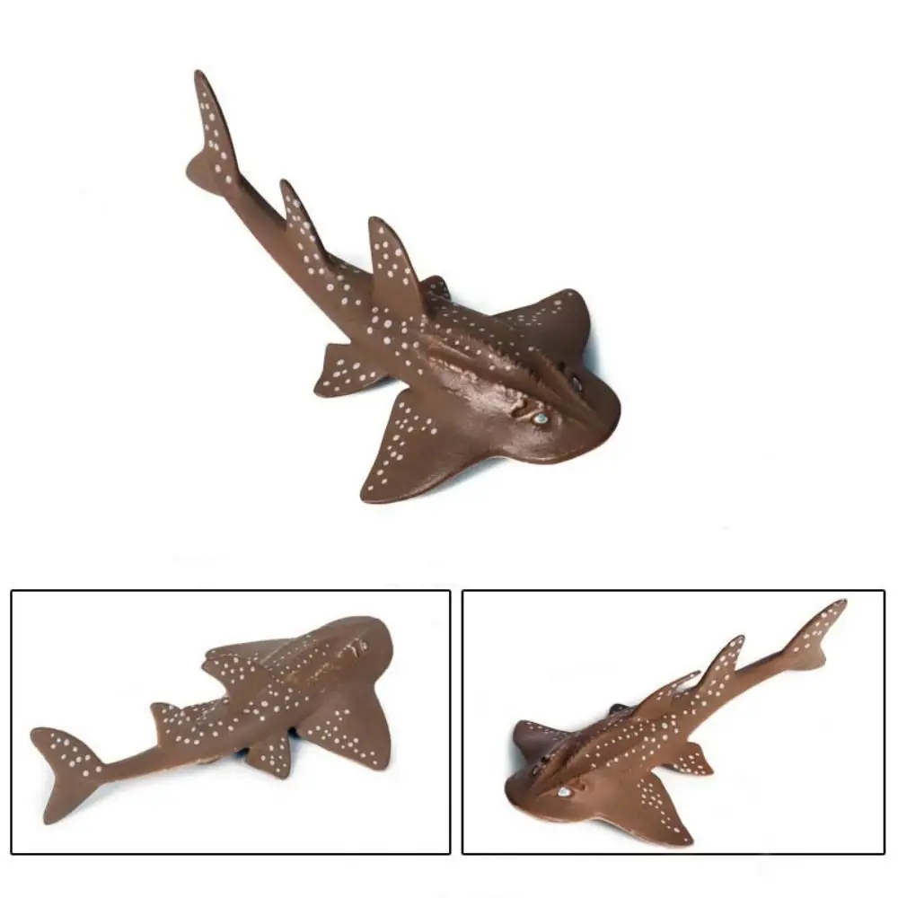 Simulazione Manta Ray Modello Modello di pesce Cognizione Figure di animali dell'oceano Collezione di figurine di azione di vita marina in miniatura educativa