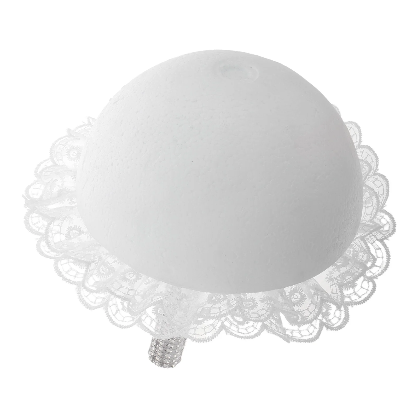 1 مجموعة حامل زهور اصطناعية رغوة قفص الدانتيل حافة Diy بها بنفسك باقة الزفاف لوازم الديكور ترتيب الزهور الدعم #5