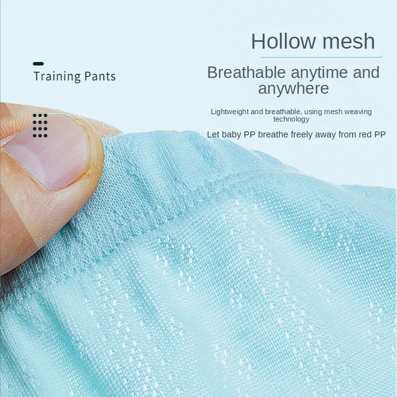 Baby Diapers Solid Color Underwear Washable Shorts Newborn Training Pants Boys Girls Reusable Diapers Baby Breathable Pull Pants