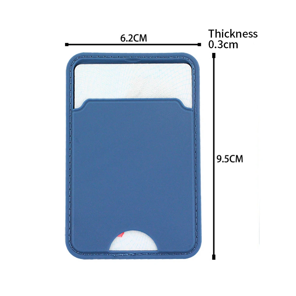 Back Cards Holder Phone Card Holder Wallet Case Phone Wallet Stick on Credit Card Holder Phone Pocket for Almost All Cell Phone