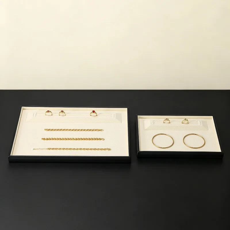 Jewelry Storage Tray Jewelry Display Tray Ring Necklace Earring Multi-functional Accessory Jewelry Showcase Tray