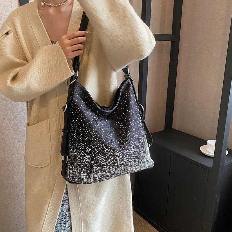 PU Zipper Tote Bags Ladies Bags on Sale 2023 High Quality Autumn Solid Wallet New Fashion High Capacity Casual  Handbag