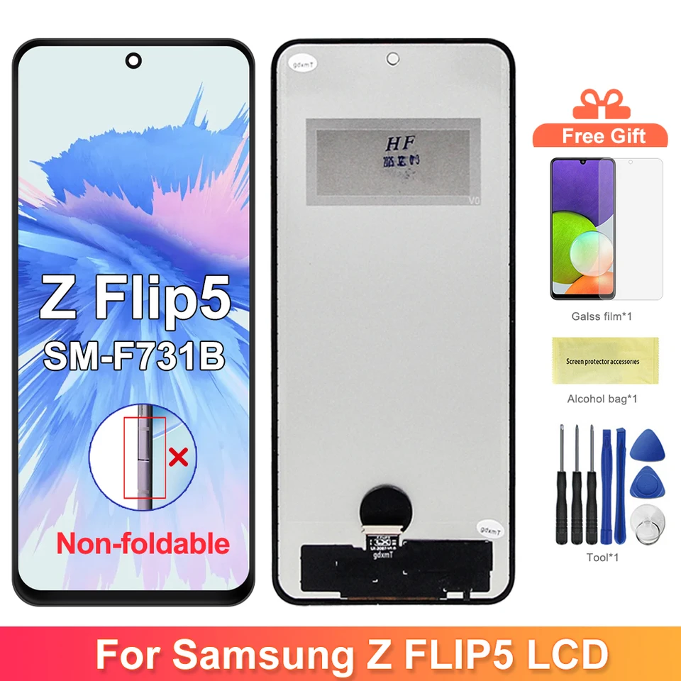 TFT For Samsung Z Flip5 SM-F731B/SM-F731U/SM-F731F F731 SM-F731U