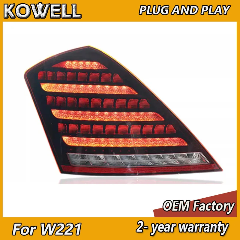 

Car Styling for Mercedes W221 Tail Lights 2006-2013 W221 Taillight Benz S300 S400 S500 Rear DRL Fog Brake Turn Signal Reversing