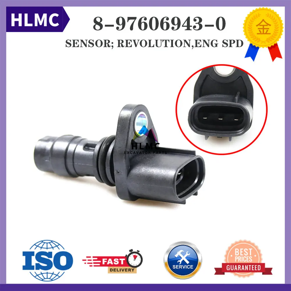 8-97606943-0 Crankshaft Position Sensor For Excavator 245GLC 470GLC 670GLC 190GW