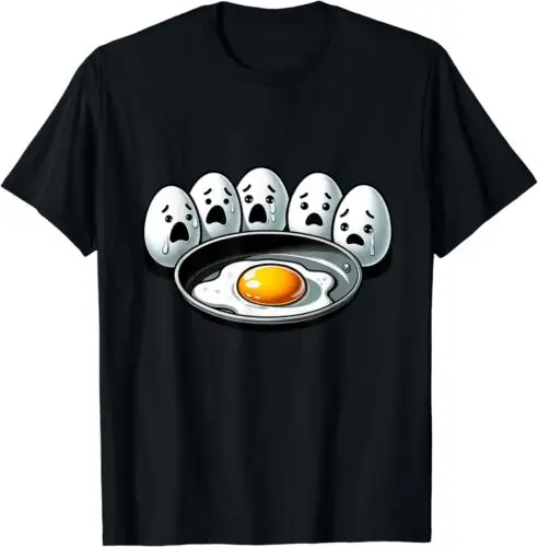  Funny Egg Cool Fried Egg Design Gift Idea Tee T-Shirt S-3XL