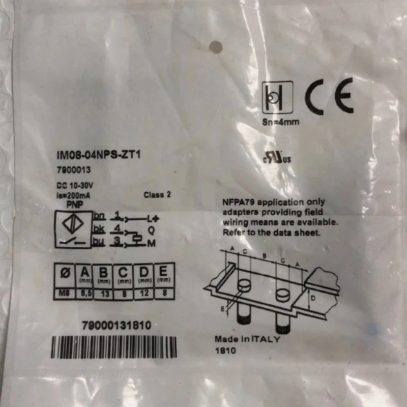 

Brand New Original IM08-04NPS-ZT1 New Proximity Switch Fast Delivery