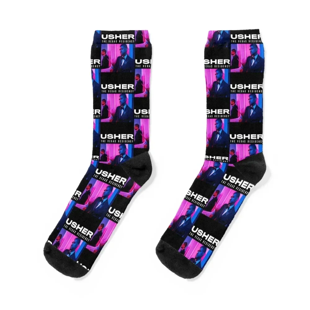 

Tour Singer logo Pop Classic Live Vintage Music Albums Songs Socks Non-slip happy New year's Women Socks Men's