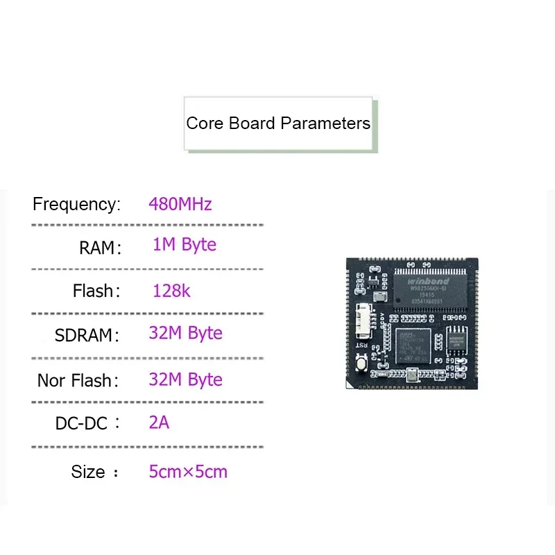 STM32H7 core board STM32H750IBK6 core board STM32H7 development Minimum system board