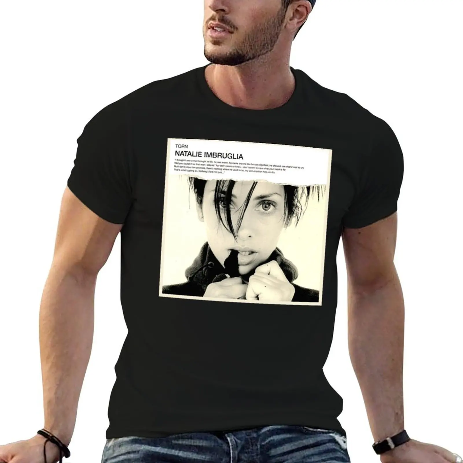 

Natalie Imbruglia T-Shirt printed t shirts for man t shirts for man cotton soft man t shirt cotton high quality T-Shirt