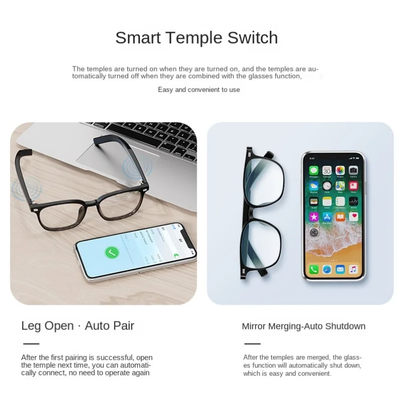 Kacamata Pintar G05 Baru untuk Headset Musik Bluetooth