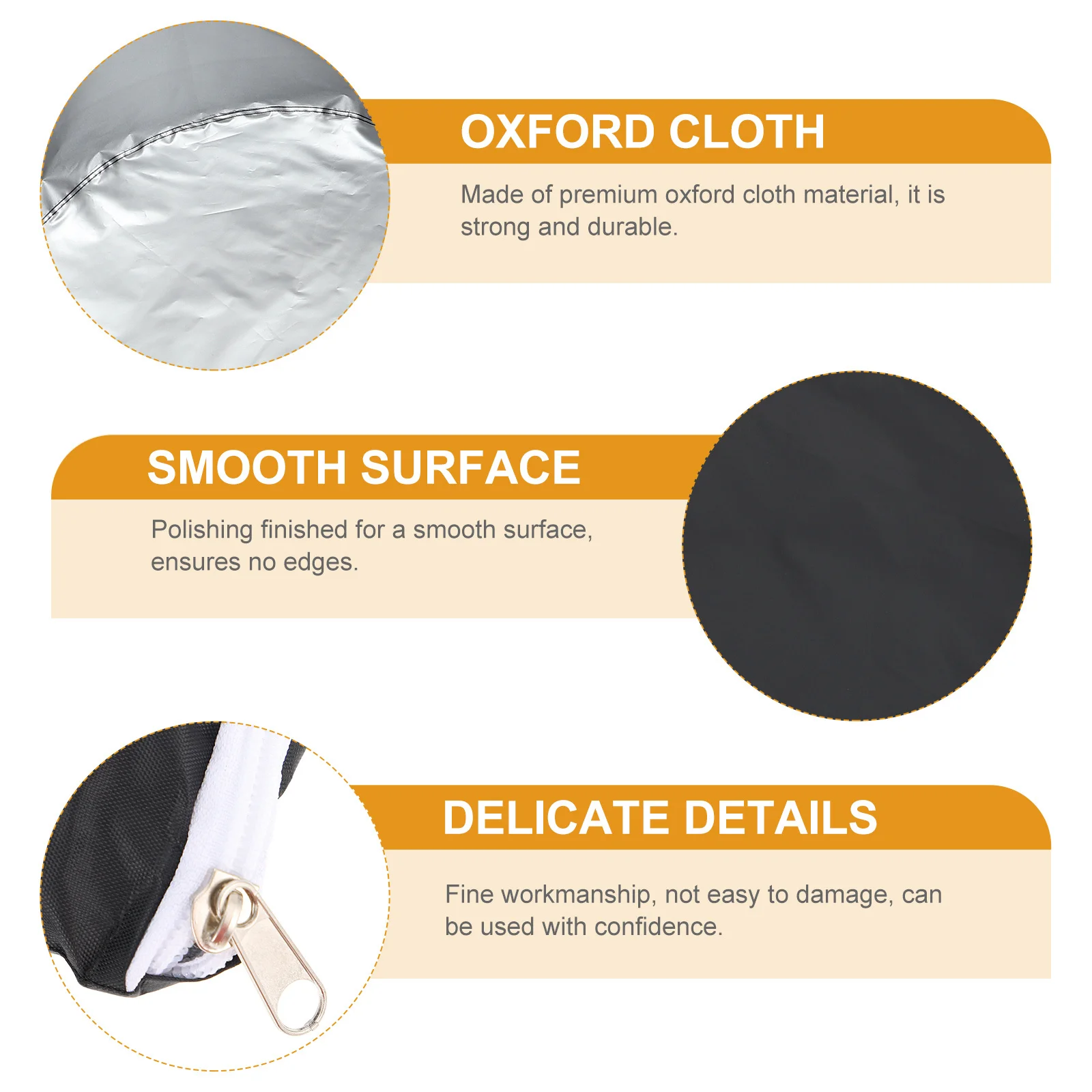 

Round Pool Cover Made of Premium Oxford Cloth Waterproof Dust-Proof Solar Protective Cover for Outdoor Indoor Bathtub Spa Water